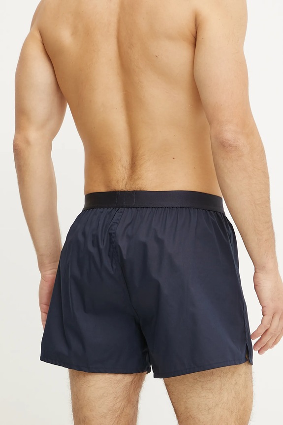 BOSS bokserki męskie bawełniane 2P Boxer Shorts EW 2-pack granatowy 50535781