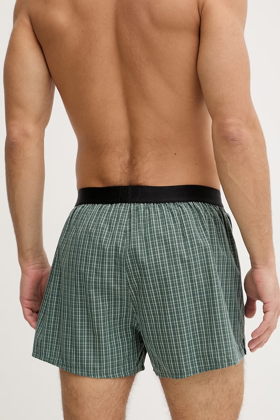 BOSS boxeri bărbați din bumbac 2P Boxer Shorts EW pachet de 2 50535781 verde