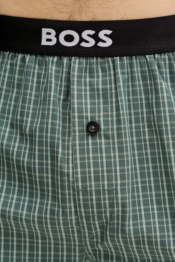 BOSS boxeri bărbați din bumbac 2P Boxer Shorts EW pachet de 2 50535781