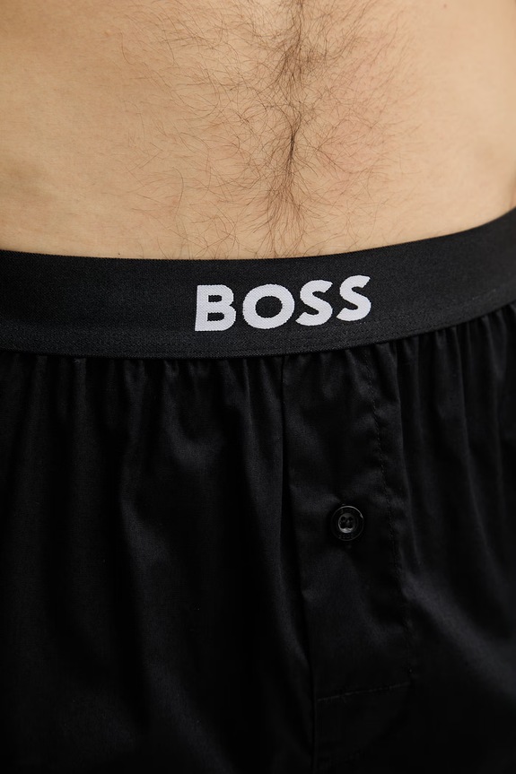 BOSS boxeri bărbați din bumbac 2P Boxer Shorts EW pachet de 2 50535781