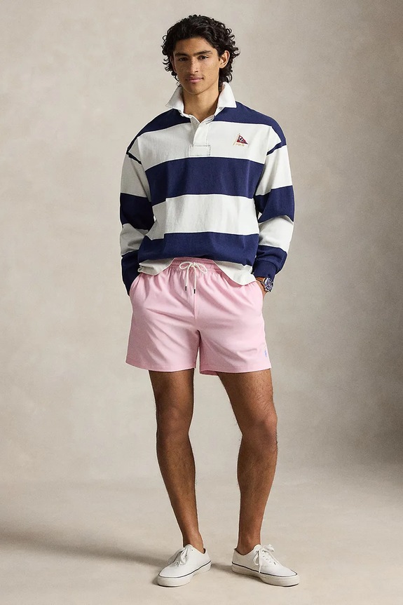 Ruházat Polo Ralph Lauren férfi fürdőnadrág 710957782 rózsaszín