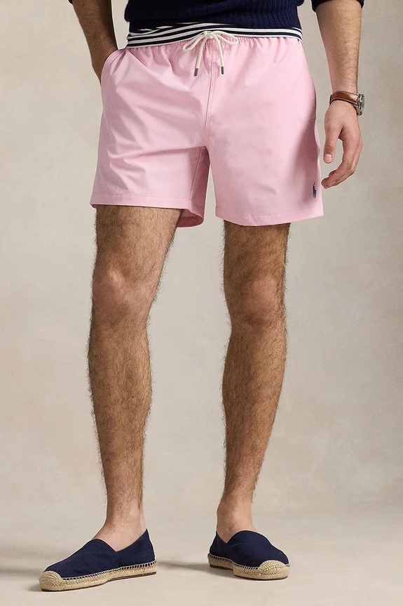 Polo Ralph Lauren kratke kupaće hlače za muškarce 710957782 roza SS26