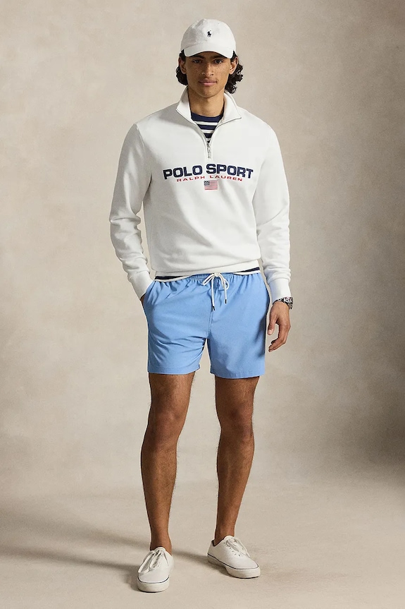 Oblečení Polo Ralph Lauren koupací šortky pánské 710957782 modrá