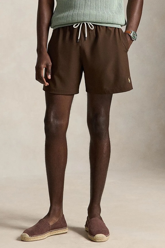 Polo Ralph Lauren szorty kąpielowe męskie brązowy 710957782