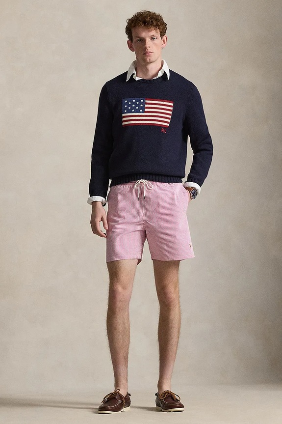 Ruházat Polo Ralph Lauren férfi fürdőnadrág 710957784 rózsaszín