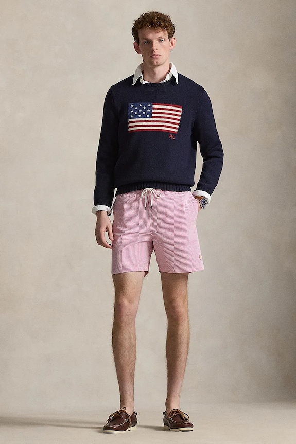 Ruházat Polo Ralph Lauren férfi fürdőnadrág 710957784 rózsaszín