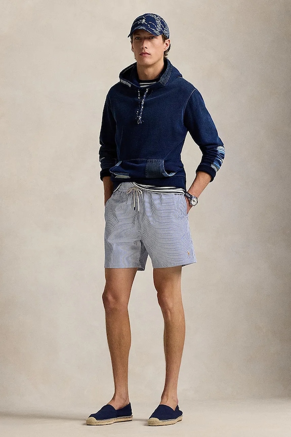 Kratke hlače za kupanje Polo Ralph Lauren Planet friendly plava 710957784