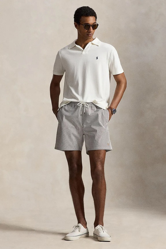 Odzież Polo Ralph Lauren szorty kąpielowe męskie 710957784 brązowy