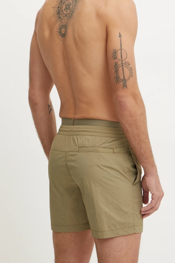 Odzież Calvin Klein szorty KM0KM01081 zielony