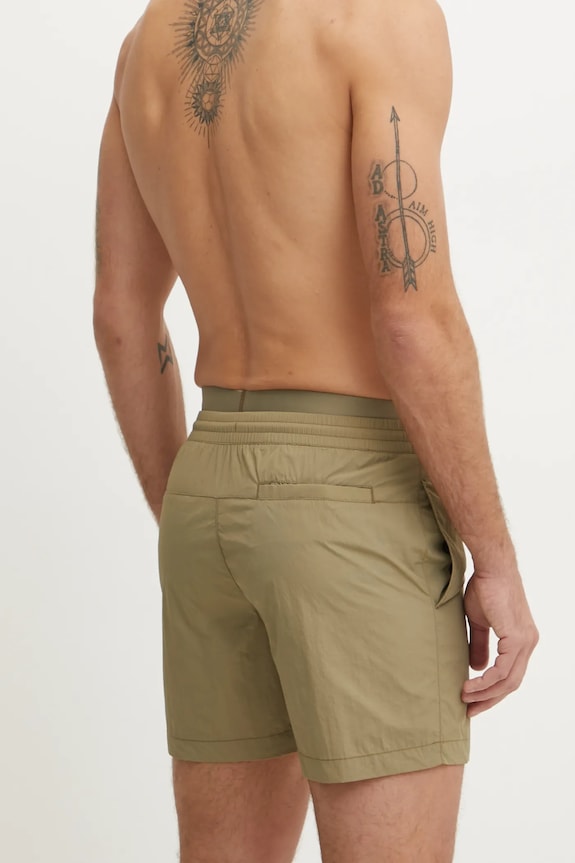 Odzież Calvin Klein szorty KM0KM01081 zielony