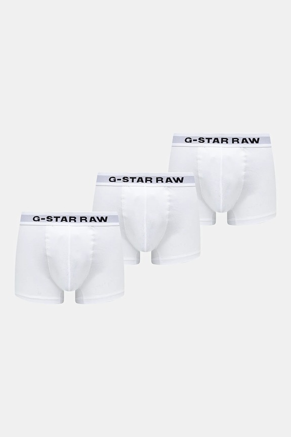 G-Star bokserki 3-pack dzianina biały D23771.D516