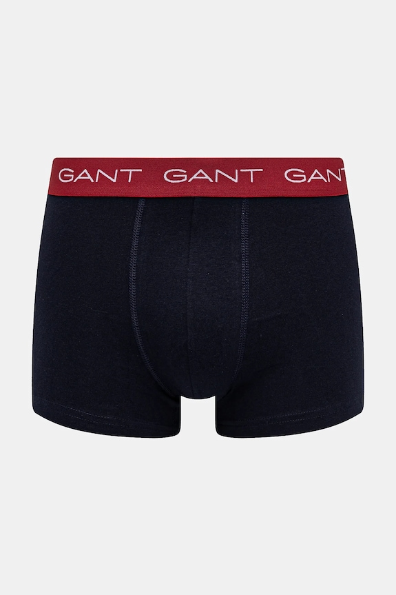 Gant bokserki 3-pack granatowy 902443003