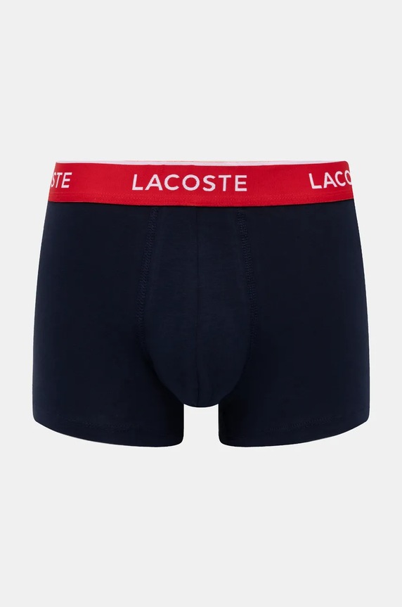 Odjeća Bokserice Lacoste 3-pack 5H1297 mornarsko plava