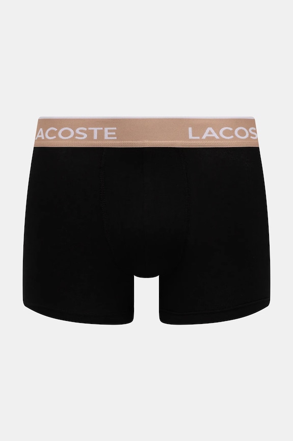 Odzież Lacoste bokserki 3-pack 5H1297 czarny