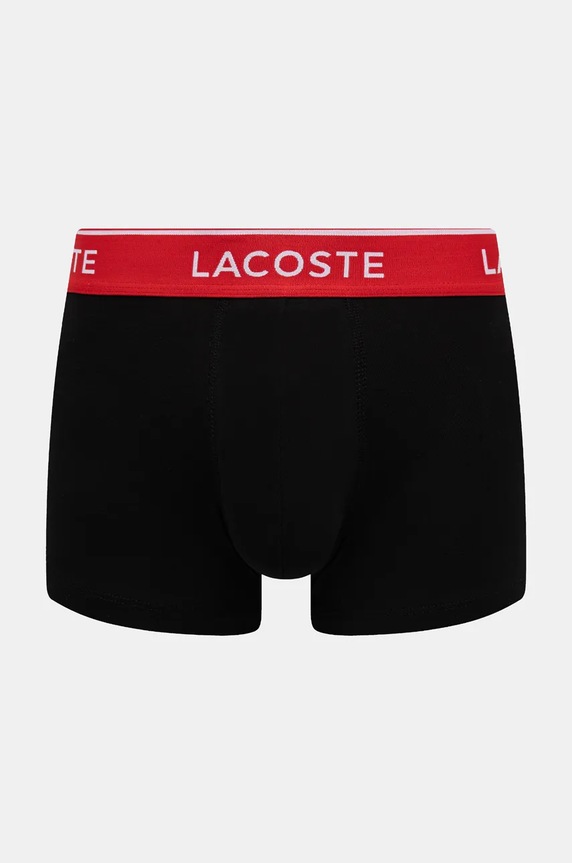 Oblečenie Boxerky Lacoste 3-pak 5H1297 čierna