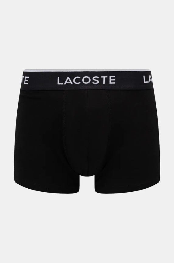 Boxerky Lacoste 3-pak čierna 5H1297