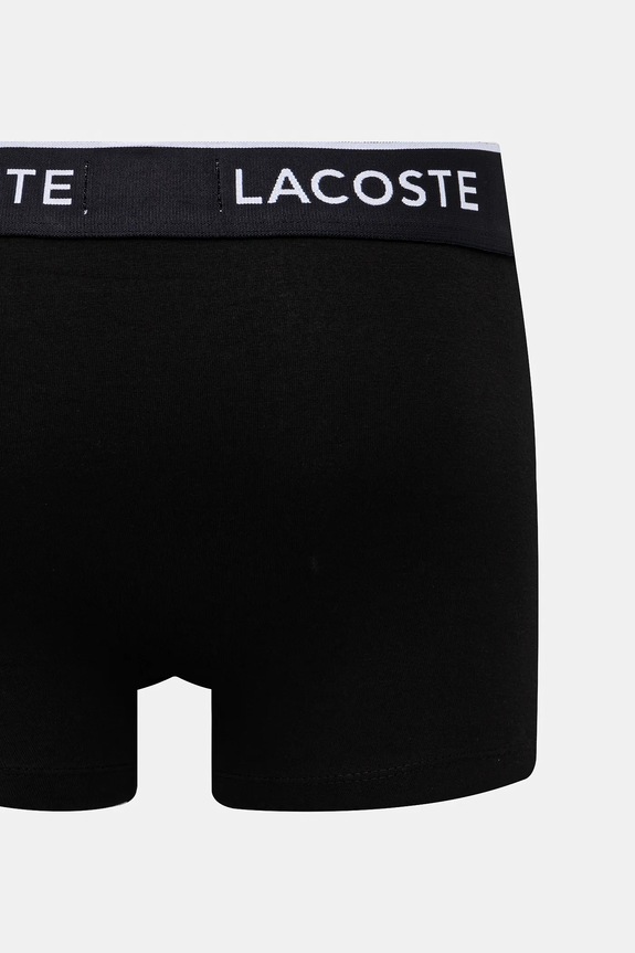 Boxerky Lacoste 3-pak 5H1297 čierna