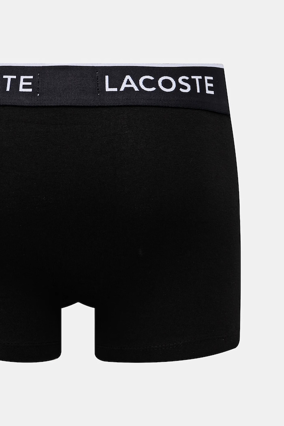 Boxerky Lacoste 3-pak 5H1297 čierna
