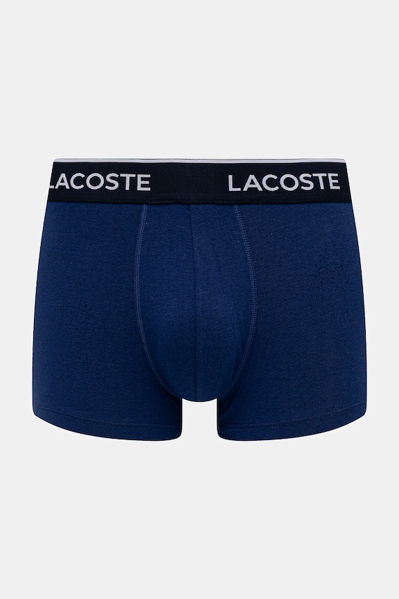 Одяг Боксери Lacoste 3-pack 5H1300 темно-синій