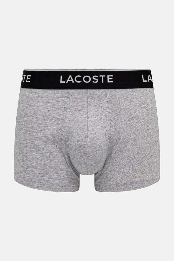 Одяг Боксери Lacoste 3-pack 5H1300 сірий