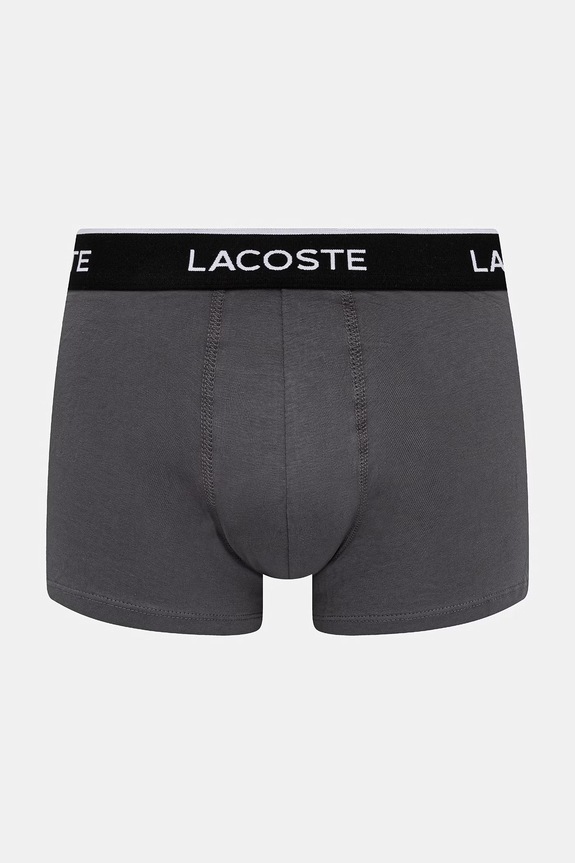 Odzież Lacoste bokserki dopasowane męskie bawełniane z elastanem 3-pack 5H1300 multicolor