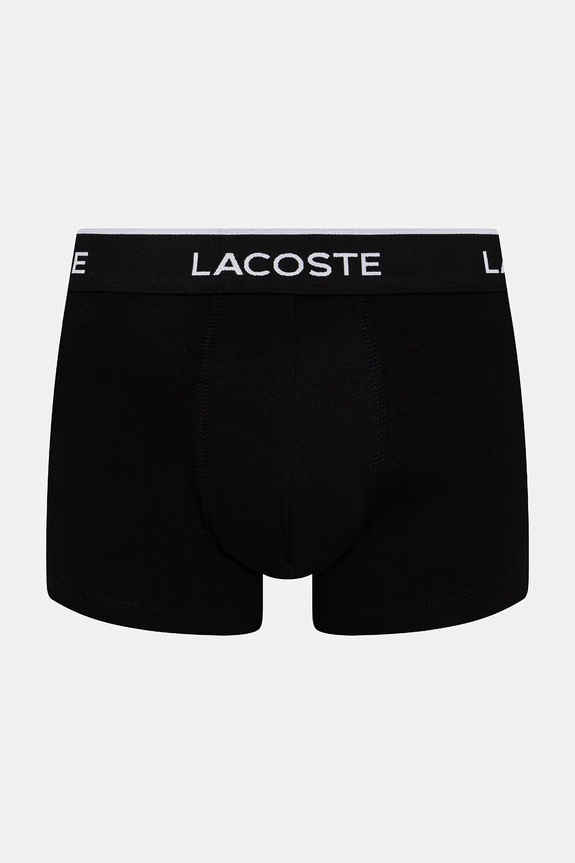 Lacoste bokserki dopasowane męskie bawełniane z elastanem 3-pack multicolor 5H1300
