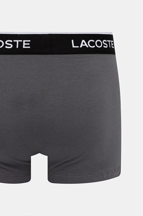 Lacoste bokserki dopasowane męskie bawełniane z elastanem 3-pack 5H1300