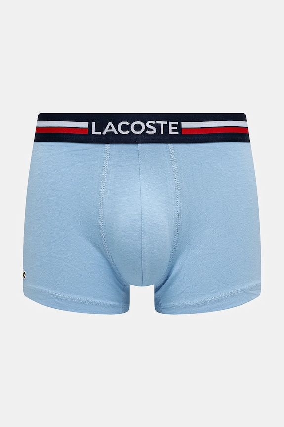 Lacoste boxeri 3-pack bleumarin 5H2390