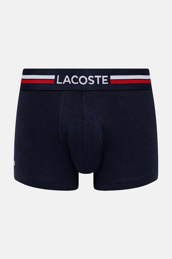 Lacoste boxeri 3-pack bleumarin 5H2390