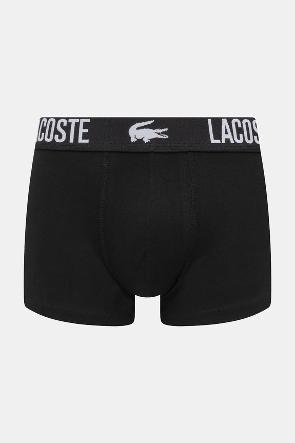 Lacoste bokserice za muškarce od pamuka s elastanom 3-pack 5H2393 crna SS26