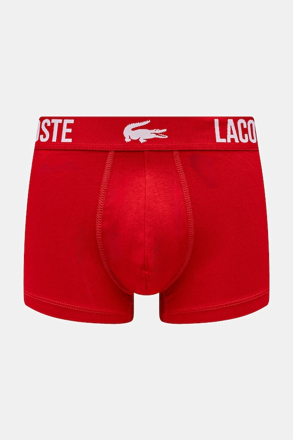 Lacoste férfi boxeralsó pamut elasztánnal 3-as csomag 5H2393 többszínű SS26