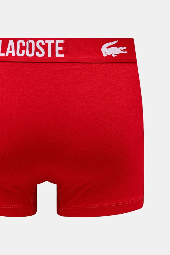 Lacoste férfi boxeralsó pamut elasztánnal 3-as csomag 5H2393 többszínű