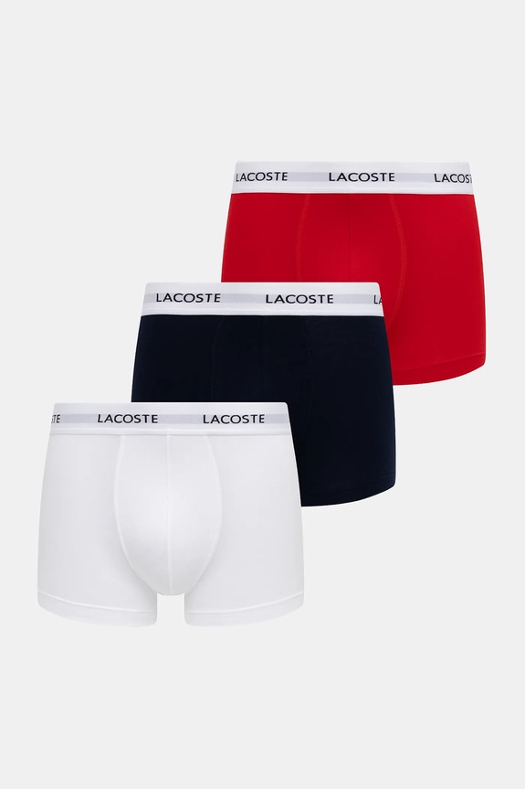 Lacoste bokserki 3-pack dzianina biały 5H5150