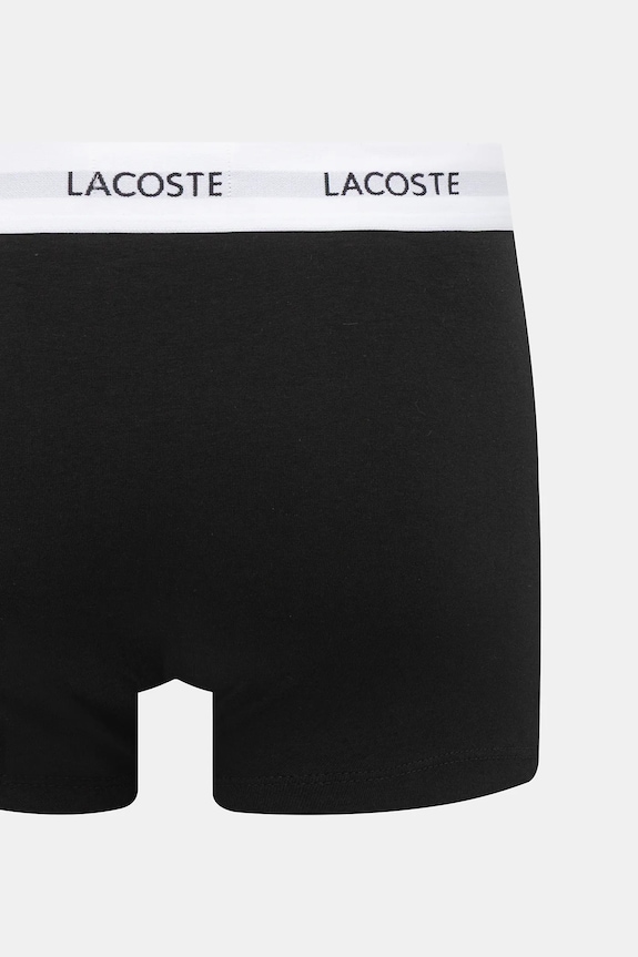Odzież Lacoste bokserki 3-pack 5H5150 czarny
