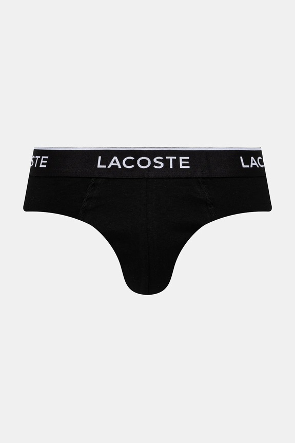 Moške spodnjice Lacoste 3-pack 8H1293 črna SS25