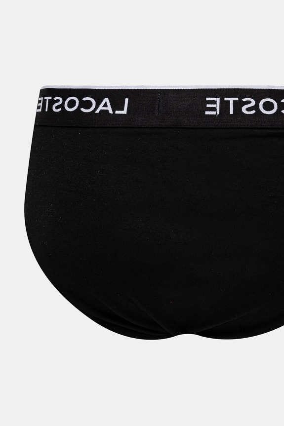 Oblačila Moške spodnjice Lacoste 3-pack 8H1293 črna
