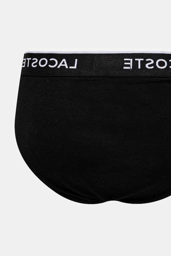 Oblačila Moške spodnjice Lacoste 3-pack 8H1293 črna