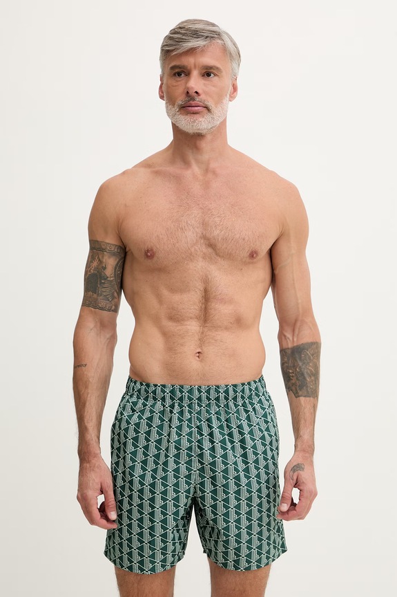 Lacoste Купальные шорты мужские зелёный MH9086