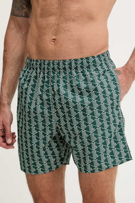 Lacoste Купальные шорты мужские MH9086 зелёный SS26