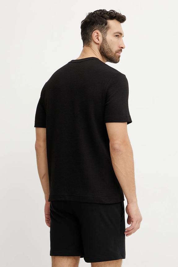 Oblačila HUGO loungewear kratka majica moška bombažna Austin T-Shirt 50532011 črna