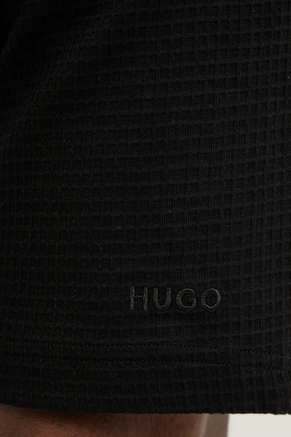 HUGO teplákové šortky pánske Austin Shorts čierna 50532023