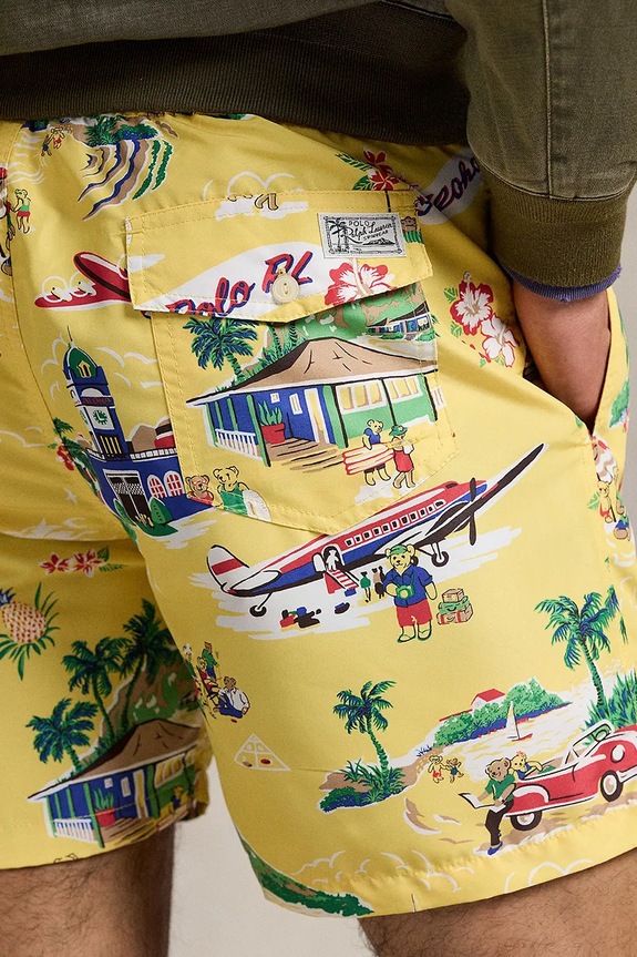 Polo Ralph Lauren swim shorts yellow 710963324