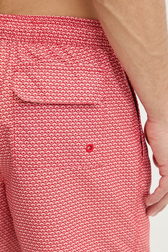 Barbour szorty kąpielowe męskie Shell Swim Short pomarańczowy MSW0069