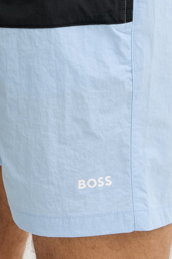 BOSS plavecké šortky pánske Louis modrá 50539210
