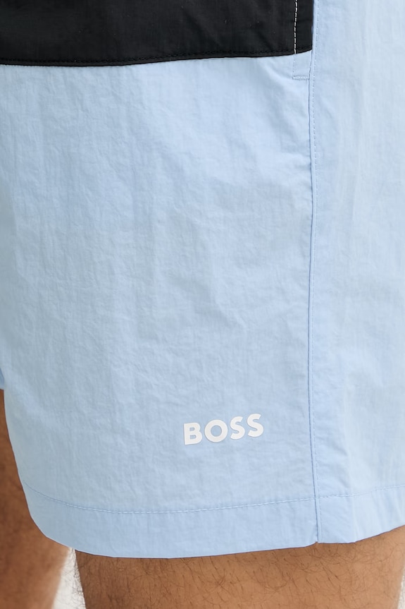 BOSS plavecké šortky pánske Louis modrá 50539210