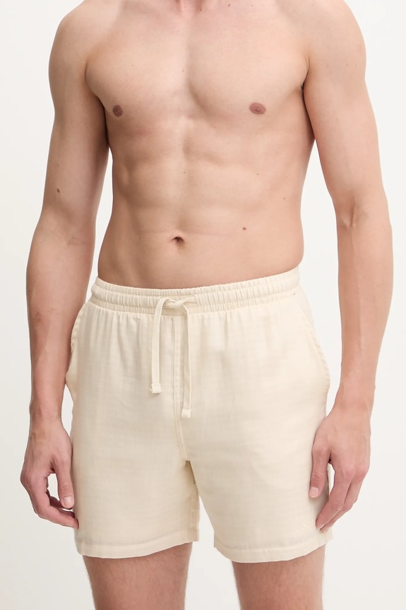 BOSS pantaloncini in cotone 50540134 beige SS25