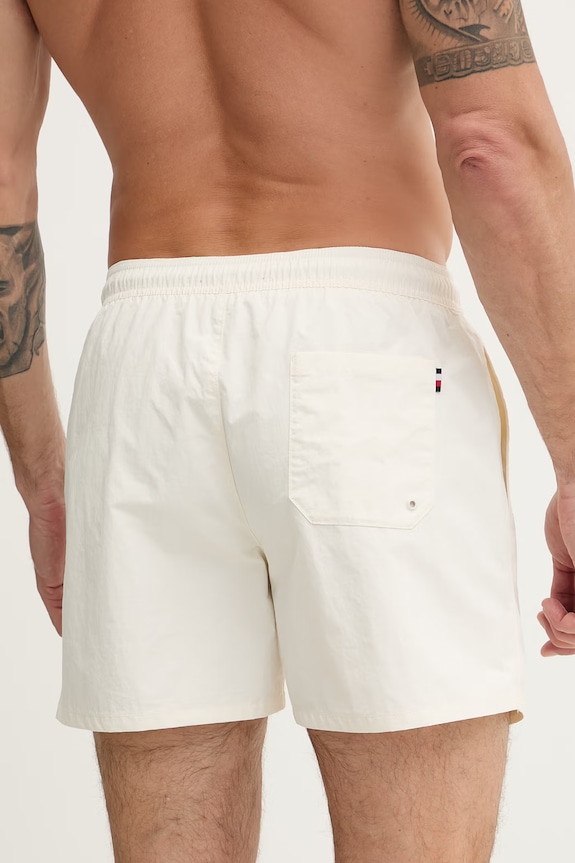 Oblečenie Tommy Hilfiger plavecké šortky pánske UM0UM03477 béžová