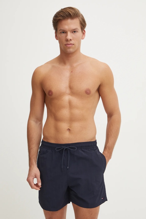 Tommy Hilfiger plavecké šortky pánske UM0UM03477 tmavomodrá SS26