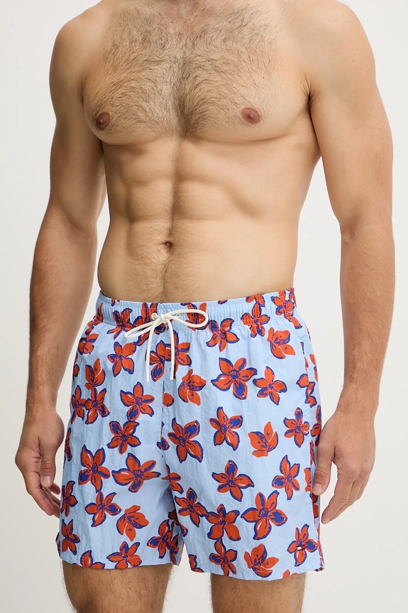 Tommy Hilfiger Σορτς μαγιό Ανδρικά UM0UM03491 μπλε SS26