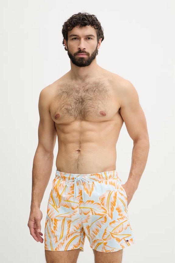 Tommy Hilfiger koupací šortky pánské oranžová UM0UM03491